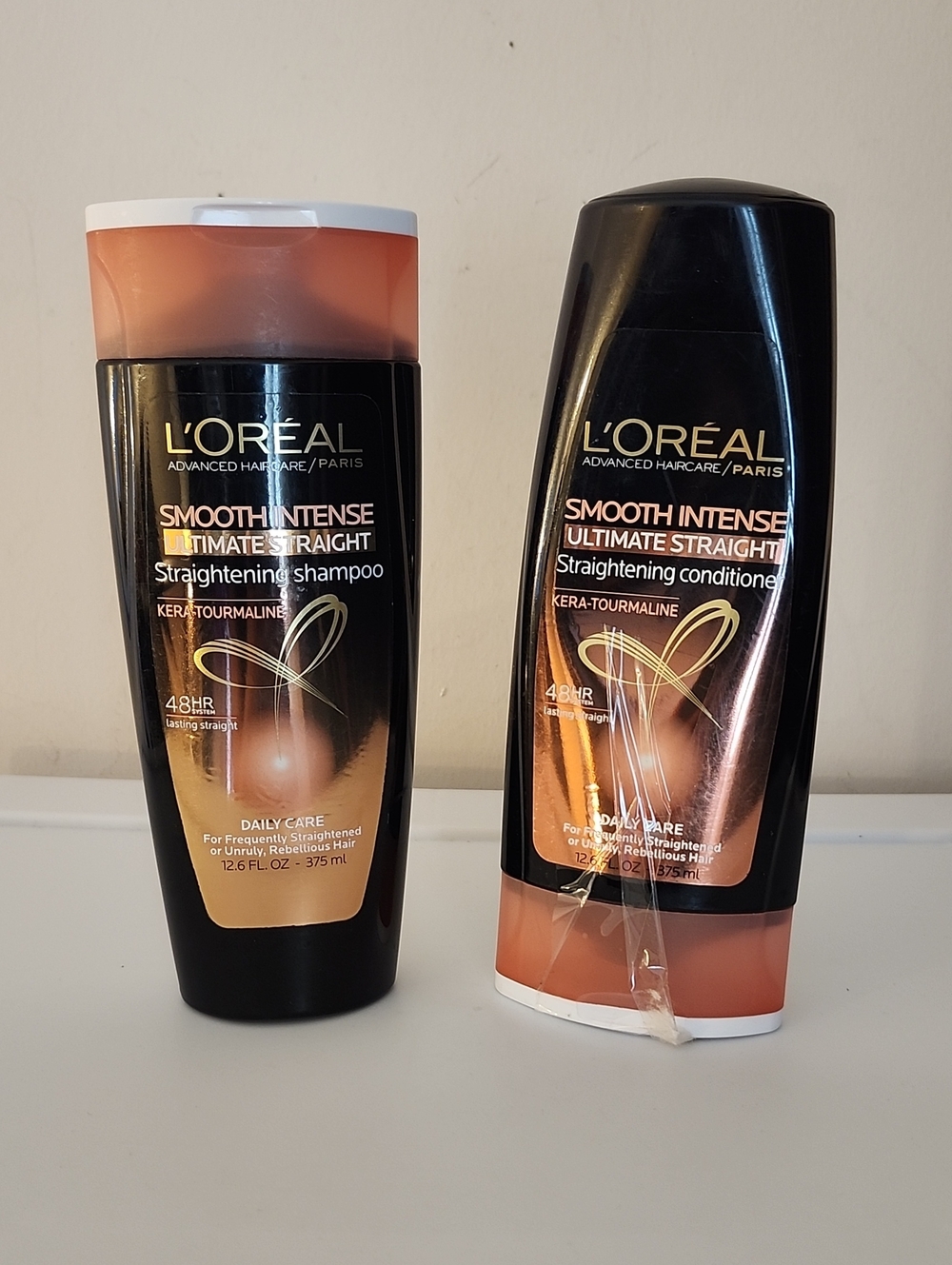 L’Oréal Smooth Intense Ultimate Straightening Shampoo and Conditioner
